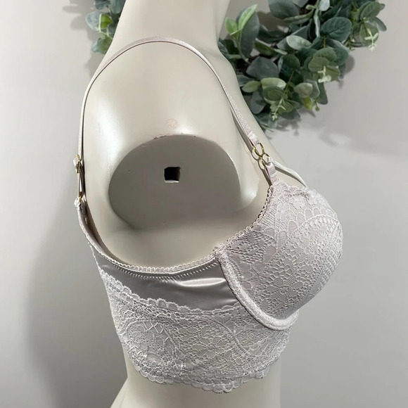 NWOT Aerie Real Power Balconette Paisley Lace Bra 34C - Picture 4 of 15